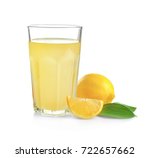 Glass Of Fresh Lemon Juice On...