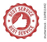 best service vector stamp label | Shutterstock .eps vector #1169811442