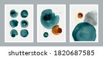set of 3 creative minimalist... | Shutterstock .eps vector #1820687585