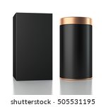 Black Aluminum Can With...