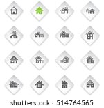 house type flat web icons for... | Shutterstock .eps vector #514764565