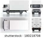 Delivery   Cargo Truck 3d Render