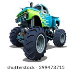Cartoon Monster Truck....