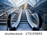  A panoramic angle of escalator / Escalator