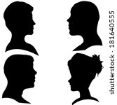 vector silhouettes of different ... | Shutterstock .eps vector #181640555