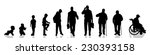 vector silhouette of man as... | Shutterstock .eps vector #230393158