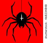 vector illustration of spider... | Shutterstock .eps vector #468234848