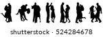vector illustration silhouettes ... | Shutterstock .eps vector #524284678