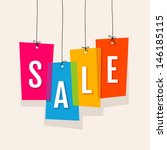 price labels. sale | Shutterstock .eps vector #146185115