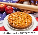 Freshly Baked Apple Pie With...