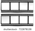 set of film frame  ... | Shutterstock . vector #722878138