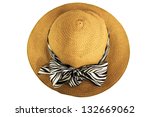 Vintage Woman Hat Isolated On...