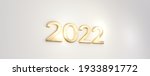 2022 golden symbol 3d... | Shutterstock . vector #1933891772