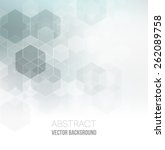 vector abstract geometric... | Shutterstock .eps vector #262089758