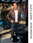 Small photo of Prague, Czech republic, July 22, 2017: Shahrukh Kahn in Grevin museum of the wax figures in Prague.