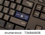 General Data Protection Regulation (GDPR) on keyboard button