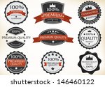 premium quality labels | Shutterstock . vector #146460122