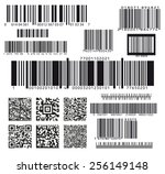 set of seventeen barcodes