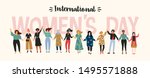 international womens day.... | Shutterstock .eps vector #1495571888