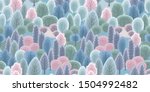 abstract seamless pattern with... | Shutterstock .eps vector #1504992482