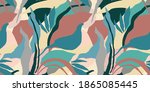 artistic seamless pattern with... | Shutterstock .eps vector #1865085445