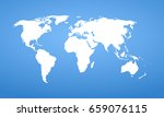 world map. vector detail design. | Shutterstock .eps vector #659076115