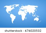 world map.  | Shutterstock . vector #676020532