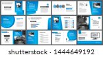 presentation and slide layout... | Shutterstock .eps vector #1444649192