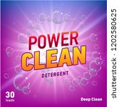 detergent advertising concept... | Shutterstock . vector #1202580625