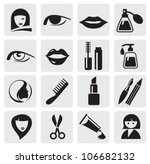 beauty icons | Shutterstock .eps vector #106682132