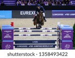 Small photo of Henrik von Eckermann SWE riding Toveks Mary Lou Longines Grand Prix during the Equita Longines 2018, on October 31th to November 4th , 2018, in Lyon, France