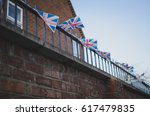 Small Union Jack Flags On A...