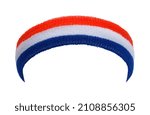 Red White and Blue USA Sweat Band Cut Out.