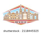 vector illustration of seville  ... | Shutterstock .eps vector #2118445325
