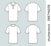 Blank Template Of T Shirts And...