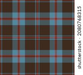 Red  Blue And Brown Tartan...