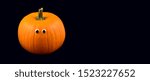 Halloween pumpkin with eyes...