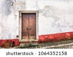 Colorful Wooden Door In The...