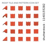 Roof Tile Or Roof Sheet Icon...