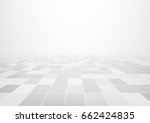 gray tile floor and space with... | Shutterstock .eps vector #662424835