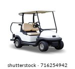 Golf Cart Golfcart Isolated On...