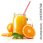 Fresh Orange Juice With Fruit...