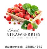 Basket Fresh Strawberry With...