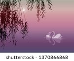 vector illustration with a pair ... | Shutterstock .eps vector #1370866868