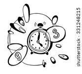 vector alarm clock.... | Shutterstock .eps vector #331248215