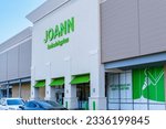 Small photo of Metairie, La, USA - July 22, 2023: Front of Joann Fabric and Crafts store in the Wilshire Plaza Shopping Center