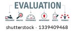 banner evaluation concept.... | Shutterstock .eps vector #1339409468