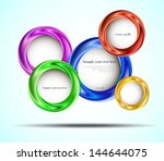 abstract background with circles | Shutterstock .eps vector #144644075