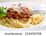 Spaghetti Bolognese Detail Free Stock Photo - Public Domain Pictures