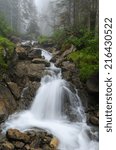 Small photo of Creek near Rosenlaui Glacier Gorge, Bernese Alps, Switzerland, Europe